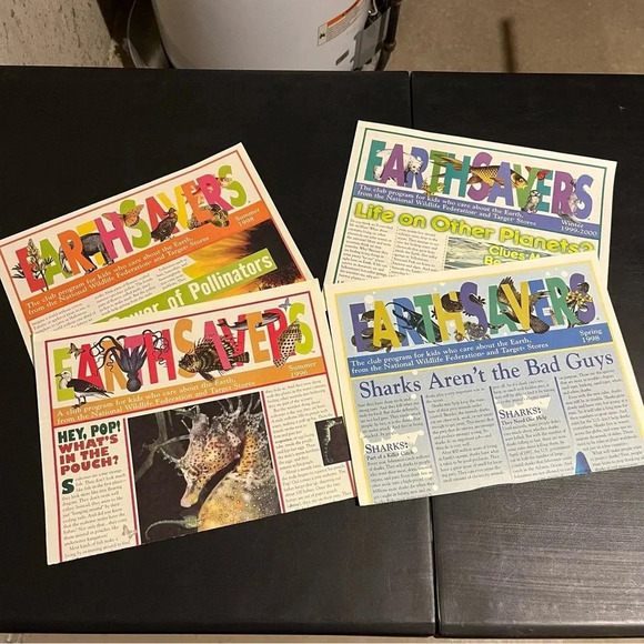 Earth Savers Newspaper VTG Science Summer 1996, 1998 Spring 1998 Winter 2000 - Picture 1 of 7